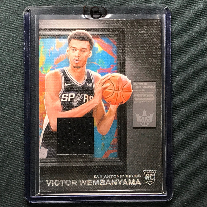 2023-24 Court Kings Victor Wembanyama Debut Showcase Rookie Jersey No Wem B
