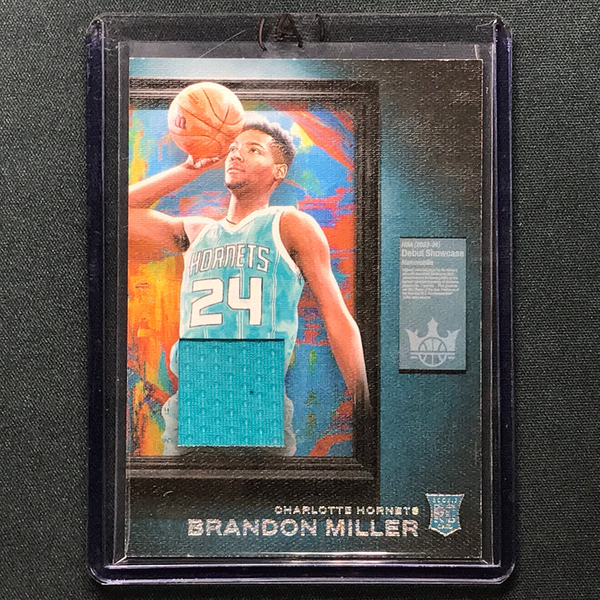 2023-24 Court Kings Brandon Miller Debut Showcase Rookie Jersey No Mlr A