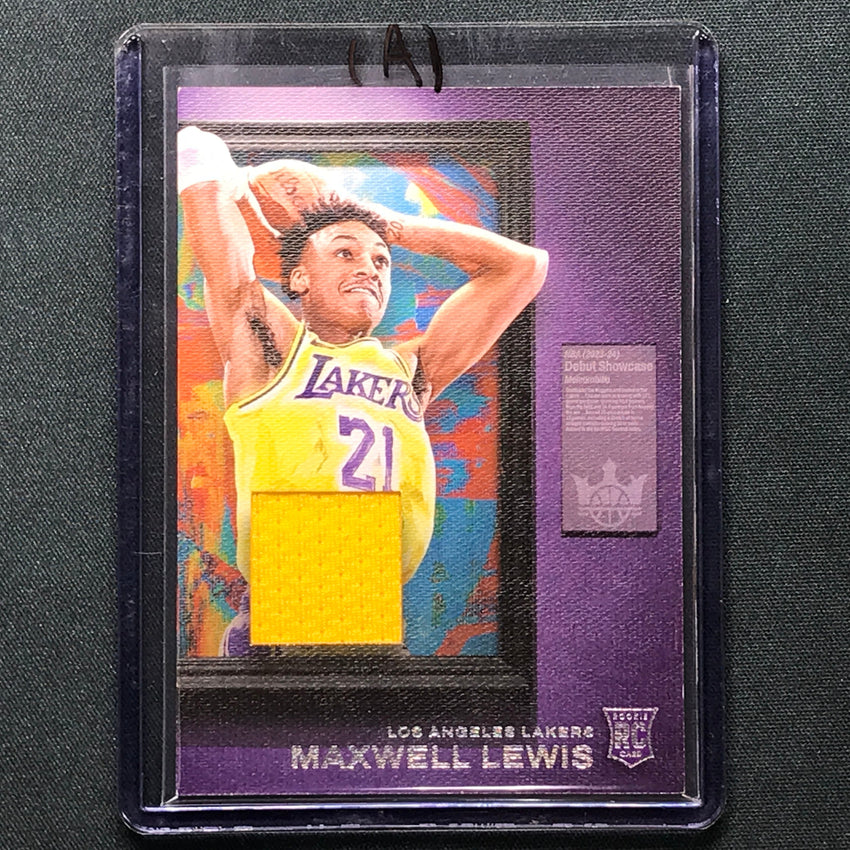 2023-24 Court Kings MAXWELL LEWIS Debut Showcase Rookie Jersey #MAX (A)