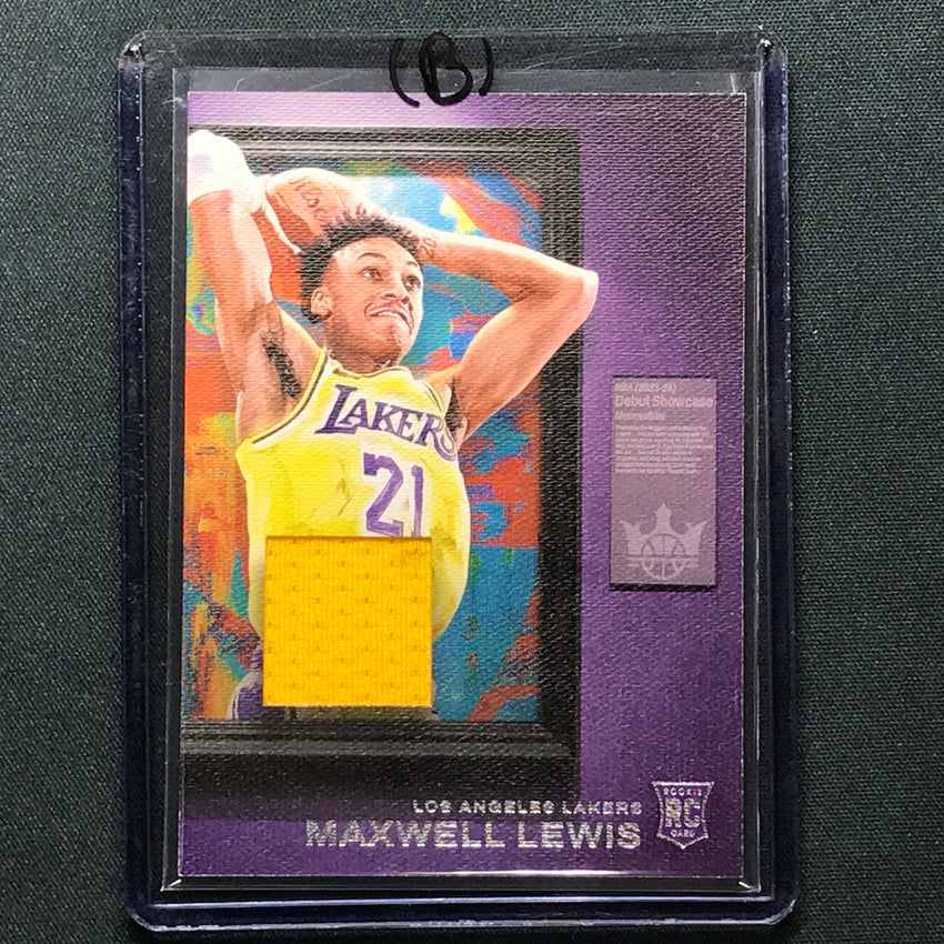 2023-24 Court Kings MAXWELL LEWIS Debut Showcase Rookie Jersey #MAX (B)-Cherry Collectables