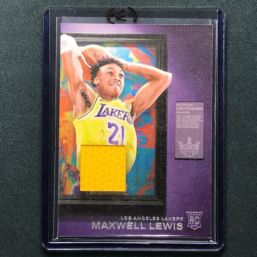2023-24 Court Kings MAXWELL LEWIS Debut Showcase Rookie Jersey #MAX (C)