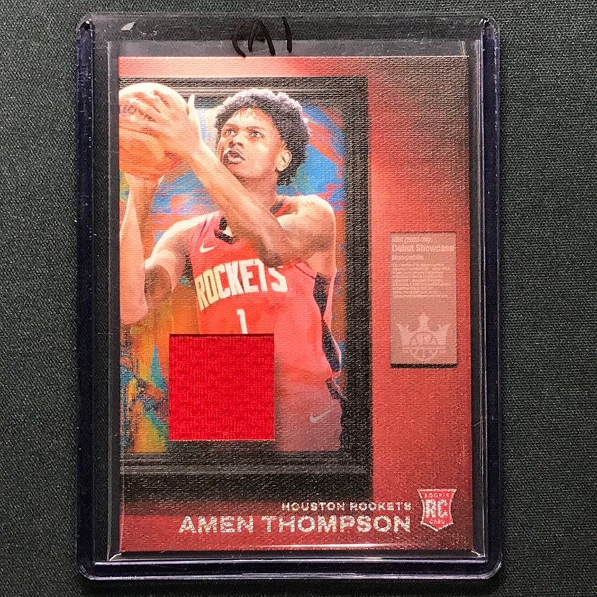 2023-24 Court Kings Amen Thompson Debut Showcase Rookie Jersey No Amn A