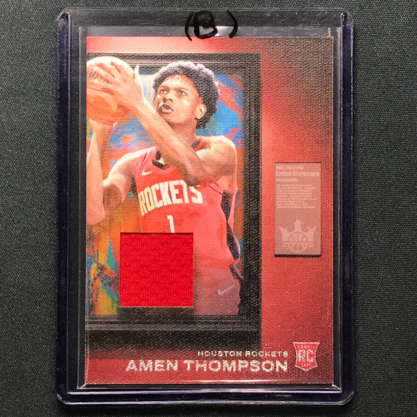2023-24 Court Kings Amen Thompson Debut Showcase Rookie Jersey No Amn B