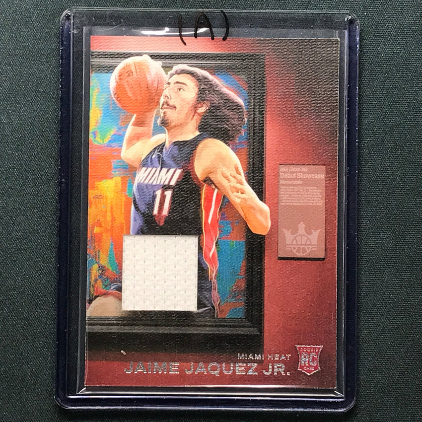 2023-24 Court Kings Jaime Jaquez Jr. Debut Showcase Rookie Jersey No Jaq A