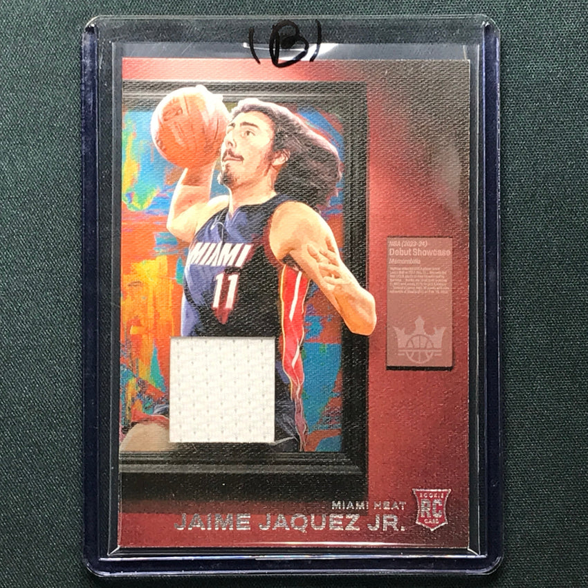 2023-24 Court Kings Jaime Jaquez Jr. Debut Showcase Rookie Jersey No Jaq B