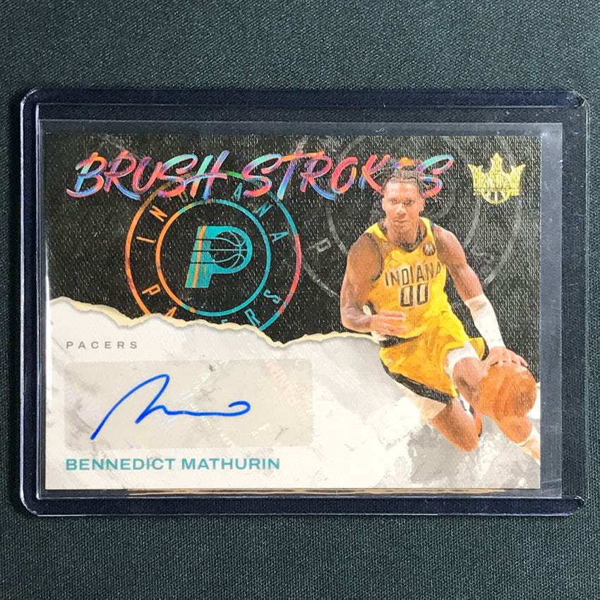 2023-24 Court Kings Bennedict Mathurin Brush Strokes Auto 13/75