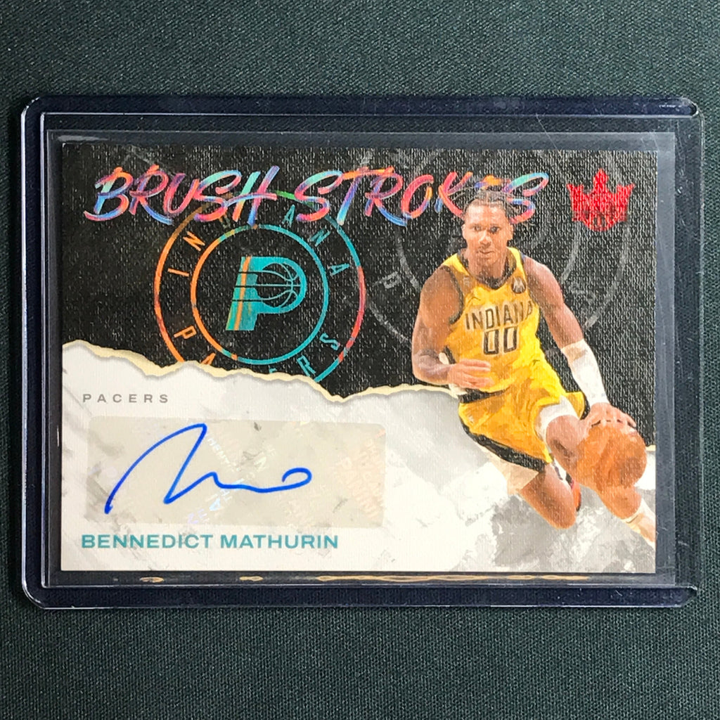 2023-24 Court Kings Bennedict Mathurin Brush Strokes Auto Ruby 17/49 ...