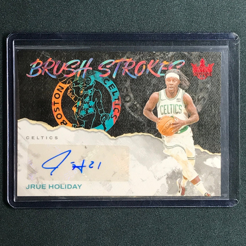 2023-24 Court Kings Jrue Holiday Brush Strokes Auto Ruby 10/49