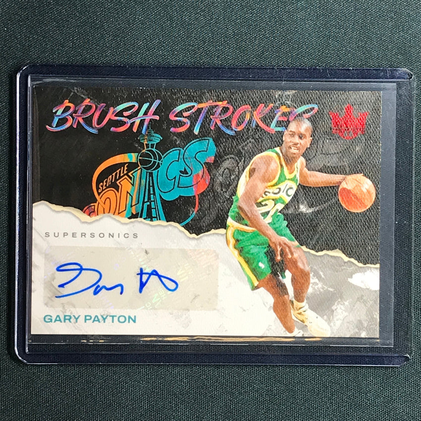 2023-24 Court Kings Gary Payton Brush Strokes Auto Ruby 15/49