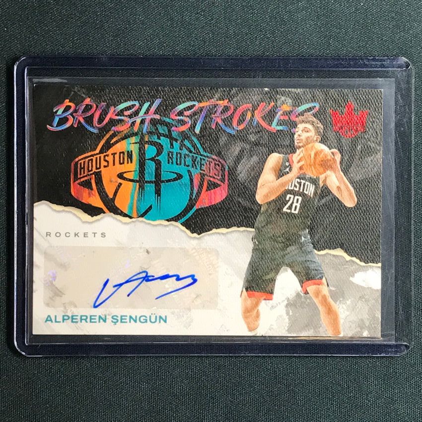 2023-24 Court Kings Alperen Sengun Brush Strokes Auto Ruby 21/49