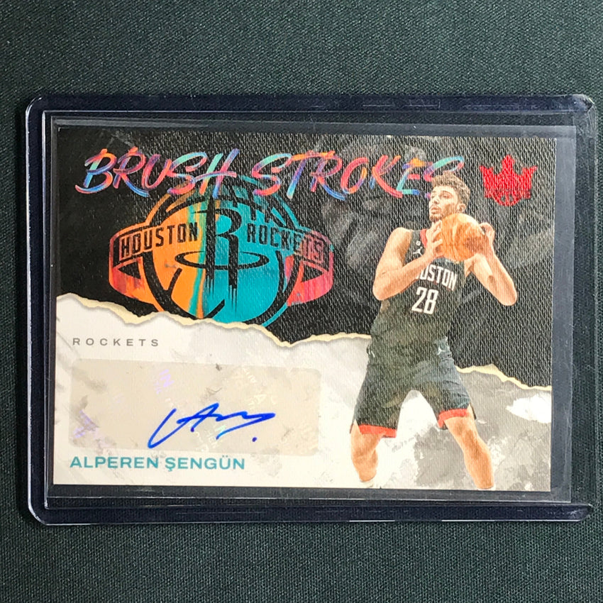 2023-24 Court Kings Alperen Sengun Brush Strokes Auto Ruby 42/49