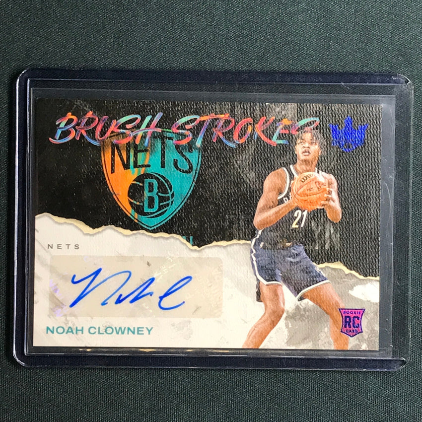 2023-24 Court Kings Noah Clowney Brush Strokes Rookie Auto Sapphire 7/25