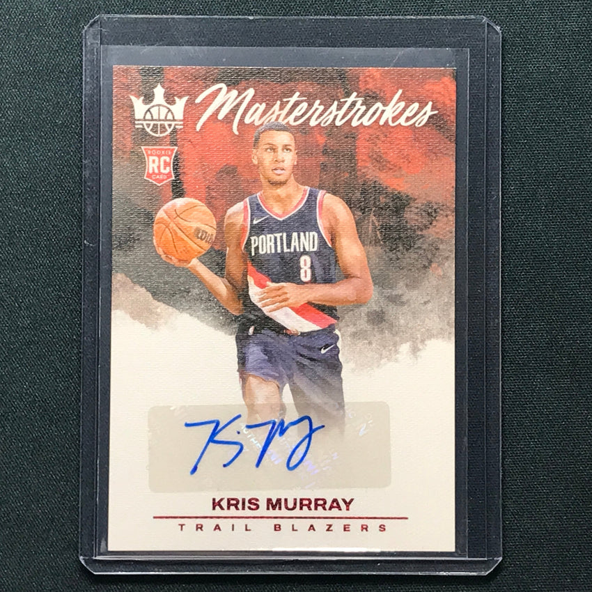 2023-24 Court Kings Kris Murray Masterstrokes Rookie Auto Ruby 26/49