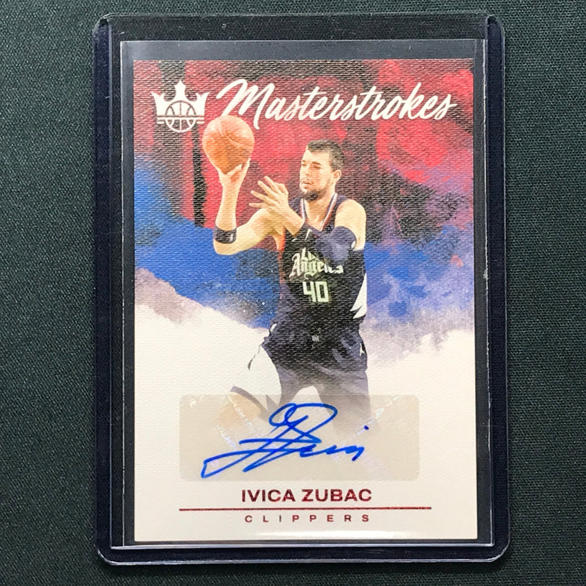 2023-24 Court Kings Ivica Zubac Masterstrokes Auto Ruby 13/49