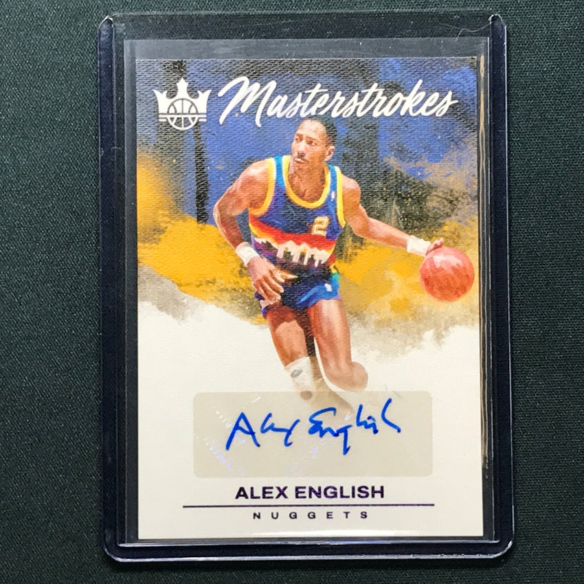 2023-24 Court Kings Alex English Masterstrokes Auto Violet 9/35