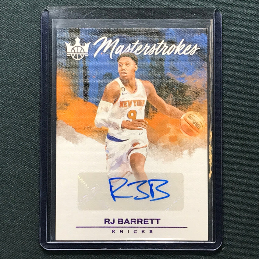 2023-24 Court Kings Rj Barrett Masterstrokes Auto Violet 18/35