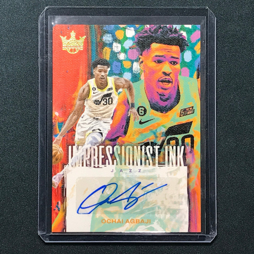 2023-24 Court Kings Ochai Agbaji Impressionist Ink Auto 3/99