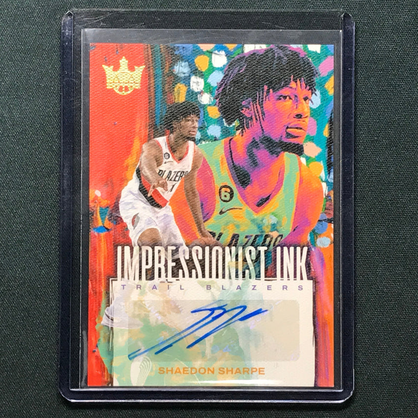 2023-24 Court Kings Shaedon Sharpe Impressionist Ink Auto 87/99
