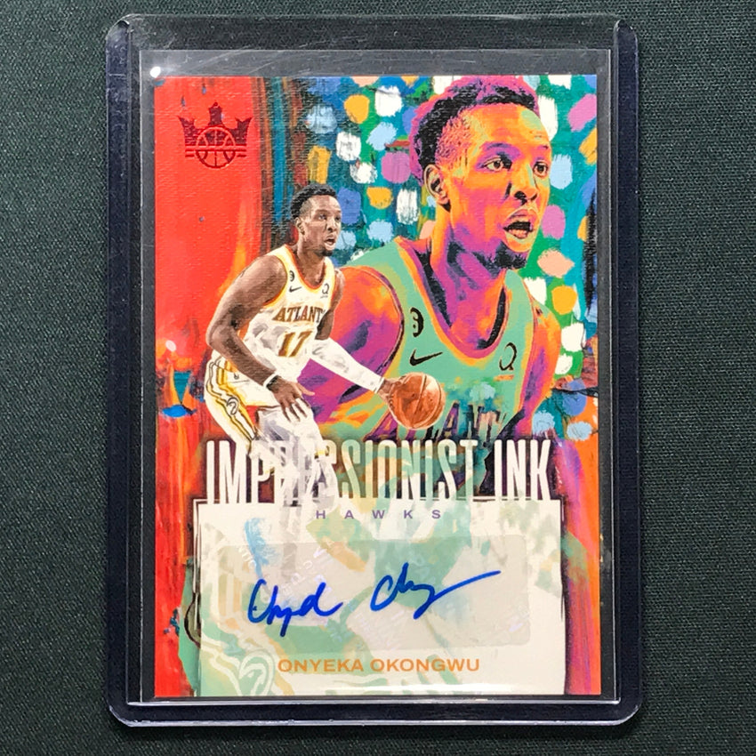 2023-24 Court Kings Onyeka Okongwu Impressionist Ink Auto Ruby 18/49