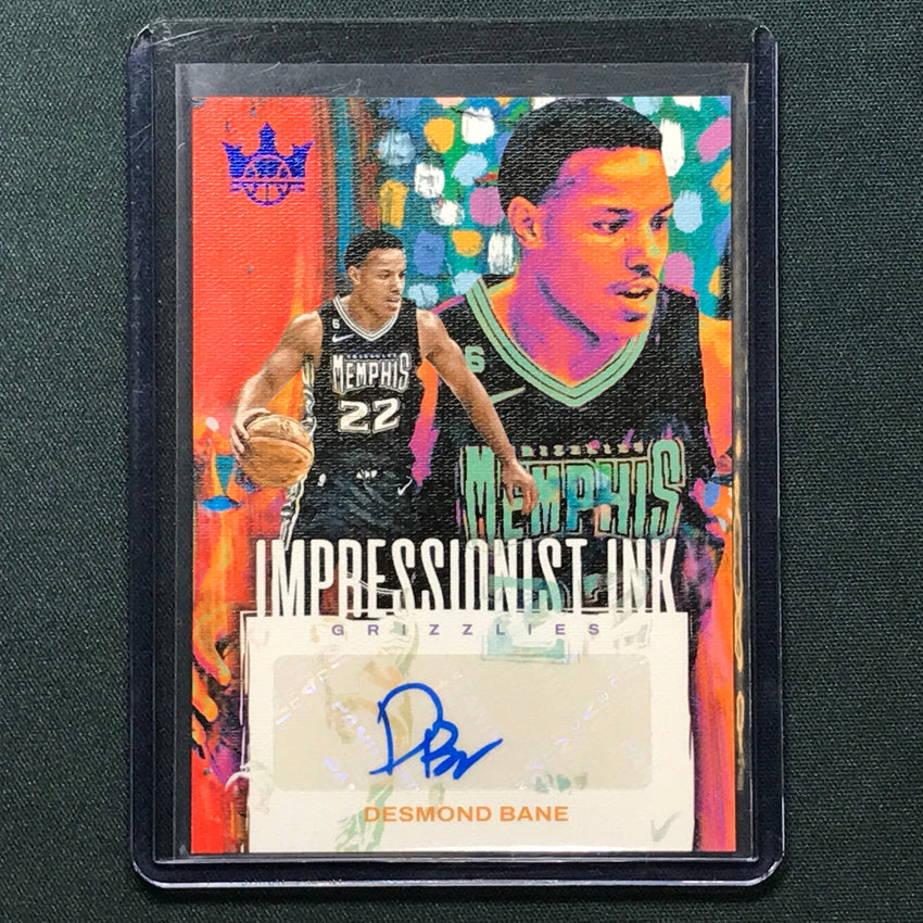 2023-24 Court Kings Desmond Bane Impressionist Ink Auto Sapphire 8/25