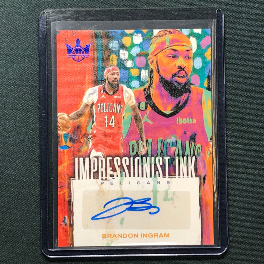 2023-24 Court Kings Brandon Ingram Impressionist Ink Auto Sapphire 18/25
