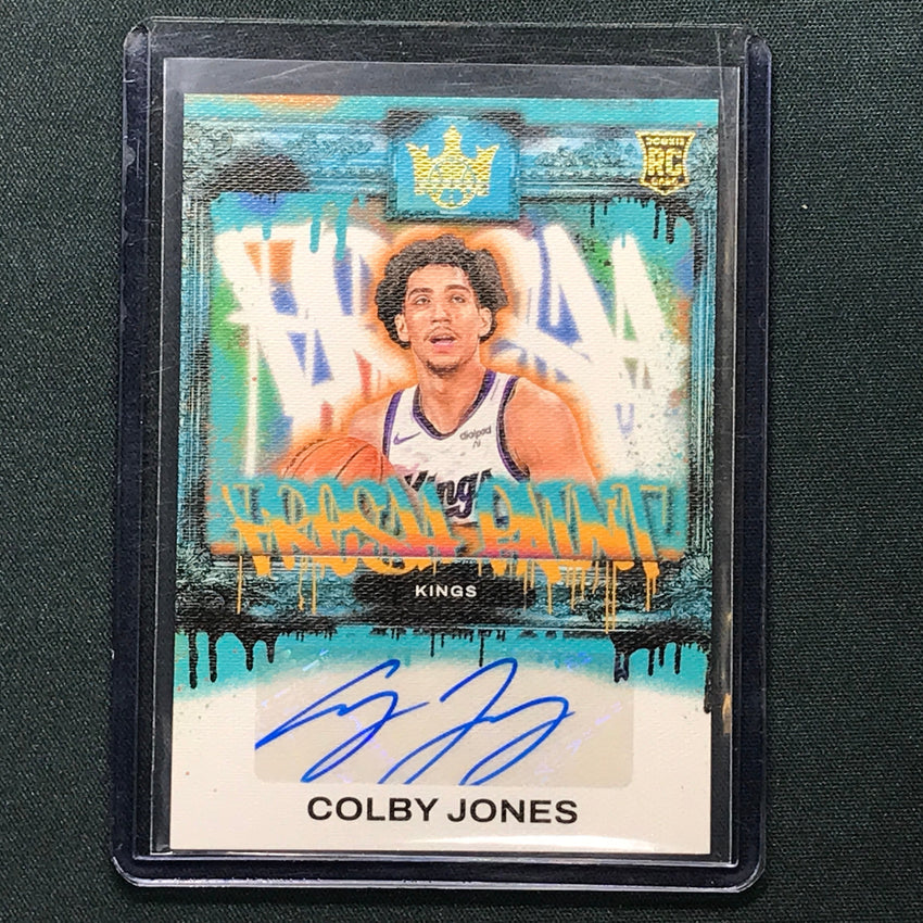 2023-24 Court Kings Colby Jones Fresh Paint Rookie Auto 38/125
