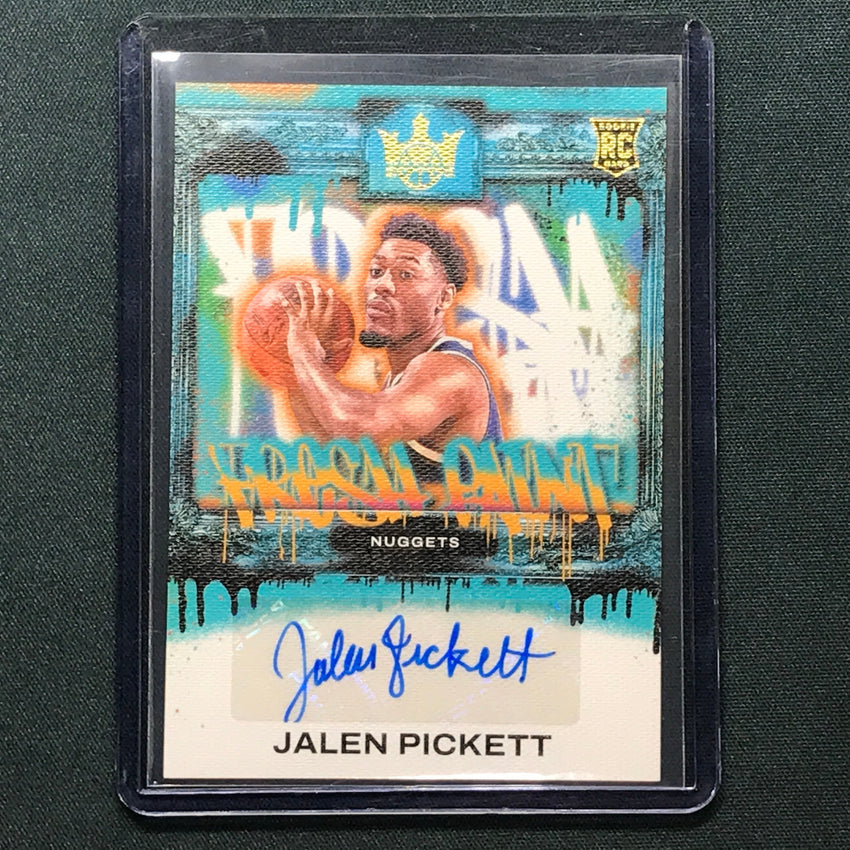 2023-24 Court Kings Jalen Pickett Fresh Paint Rookie Auto 30/125
