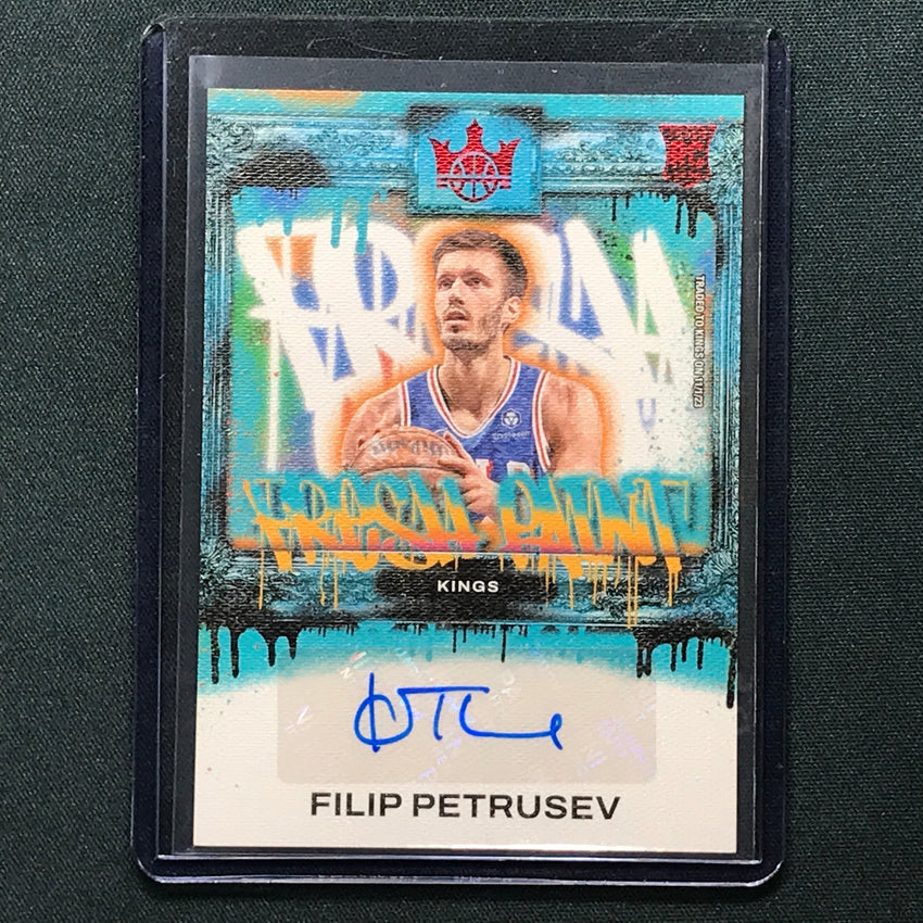 2023-24 Court Kings Filip Petrusev Fresh Paint Rookie Auto Ruby 67/99