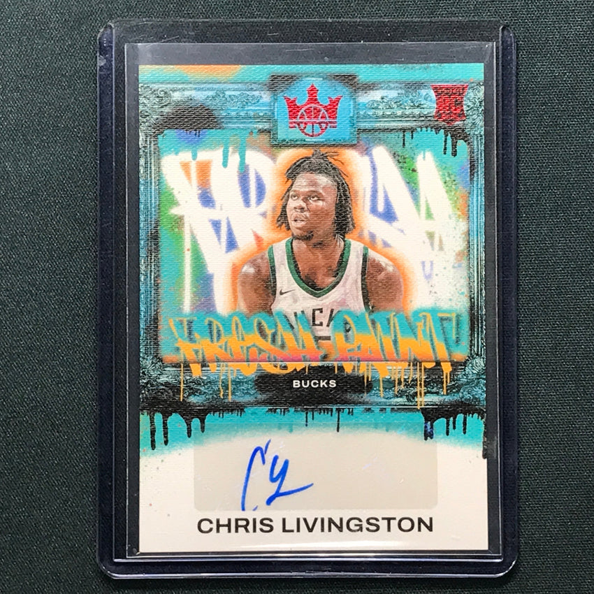 2023-24 Court Kings Chris Livingston Fresh Paint Rookie Auto Ruby 62/99