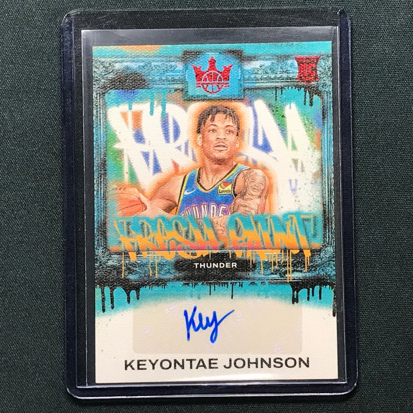2023-24 Court Kings Keyontae Johnson Fresh Paint Rookie Auto Ruby 7/99