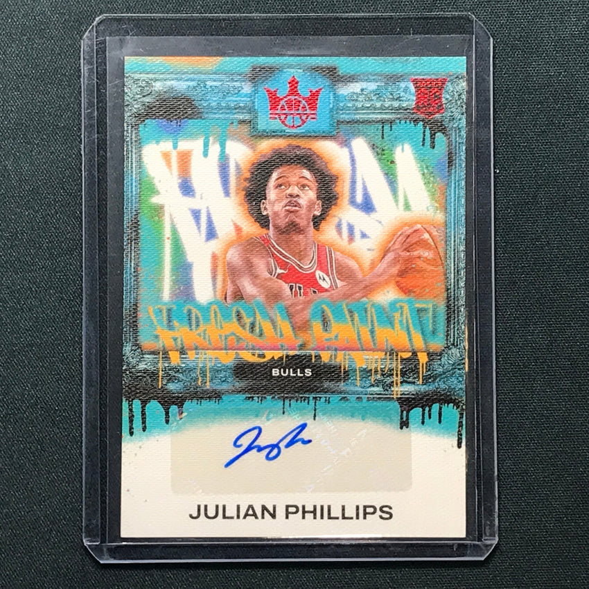 2023-24 Court Kings Julian Phillips Fresh Paint Rookie Auto Ruby 87/99