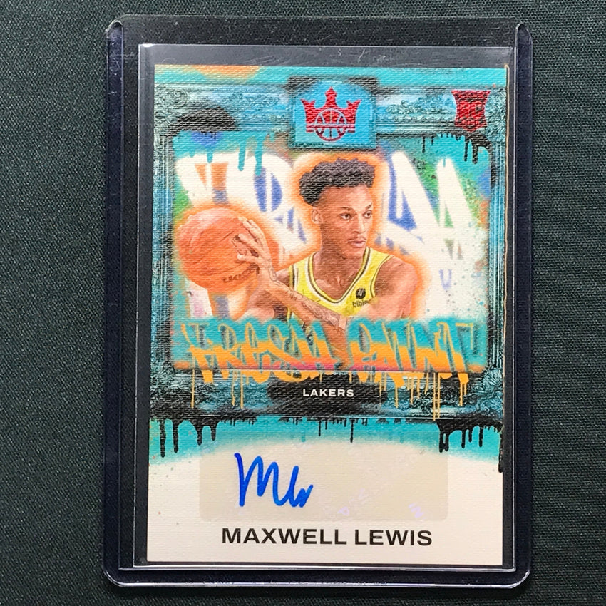 2023-24 Court Kings Maxwell Lewis Fresh Paint Rookie Auto Ruby 16/99