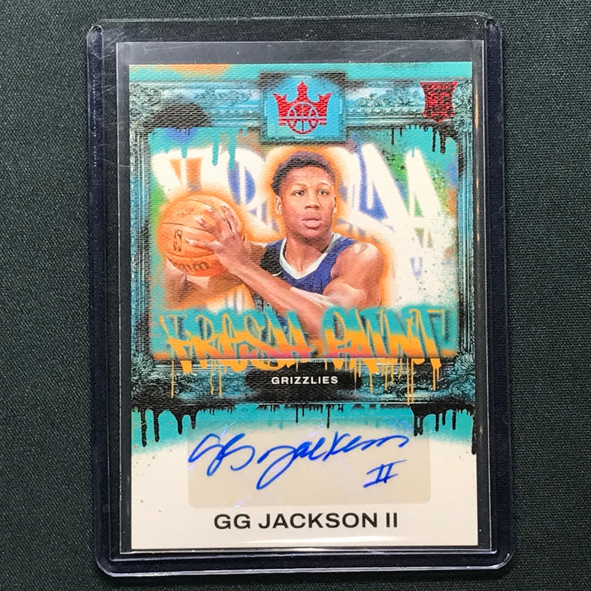 2023-24 Court Kings Gg Jackson Ii Fresh Paint Rookie Auto Ruby 7/99