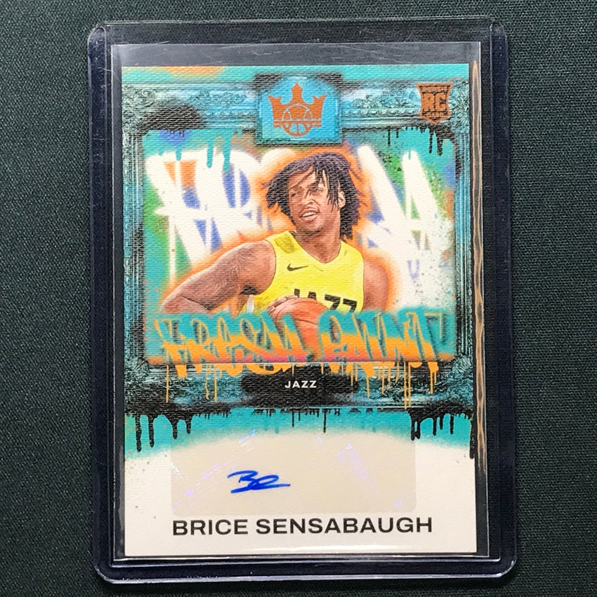 2023-24 Court Kings Brice Sensabaugh Fresh Paint Rookie Auto Amber 18/75