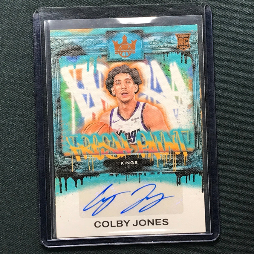 2023-24 Court Kings COLBY JONES Fresh Paint Rookie Auto Amber 14/75