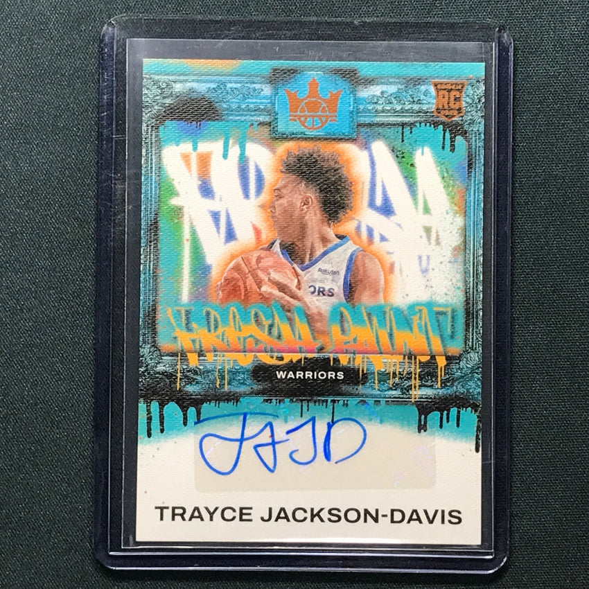 2023-24 Court Kings Trayce Jackson-davis Fresh Paint Rookie Auto Amber 21/75
