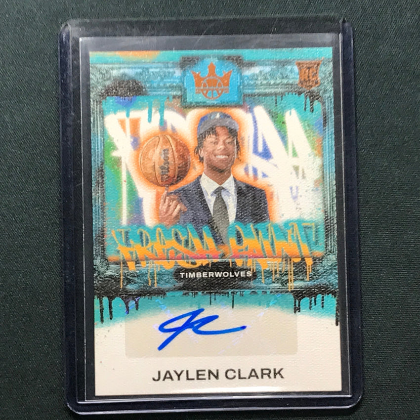 2023-24 Court Kings Jaylen Clark Fresh Paint Rookie Auto Amber 33/49