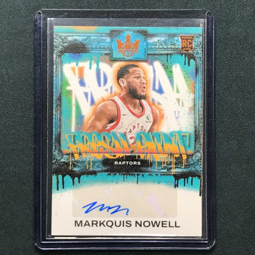 2023-24 Court Kings Marquis Nowell Fresh Paint Rookie Auto Amber 47/49