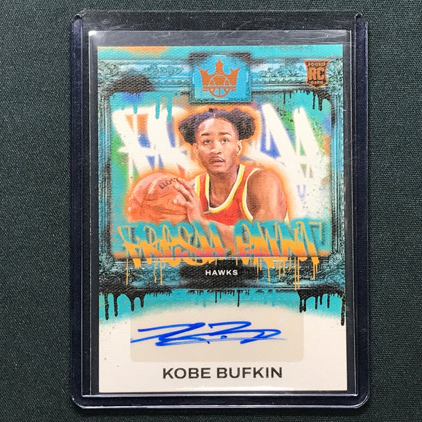 2023-24 Court Kings Kobe Bufkin Fresh Paint Rookie Auto Amber 50/75