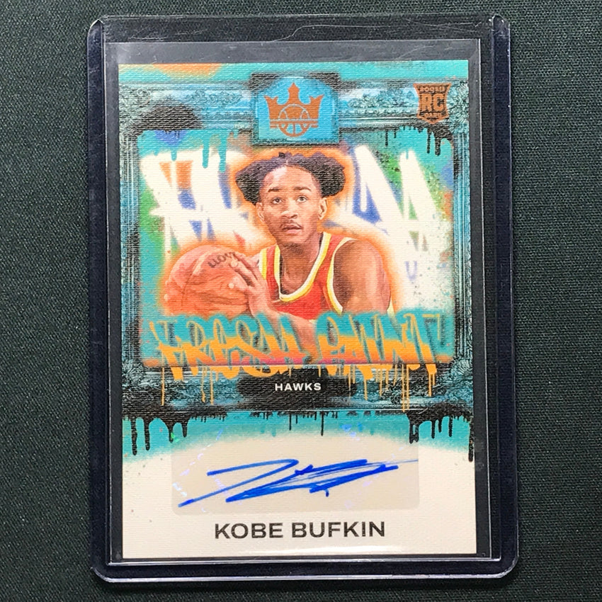 2023-24 Court Kings Kobe Bufkin Fresh Paint Rookie Auto Amber 62/75