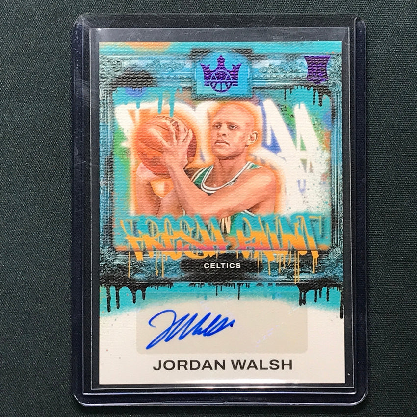 2023-24 Court Kings Jordan Walsh Fresh Paint Rookie Auto Violet 44/49
