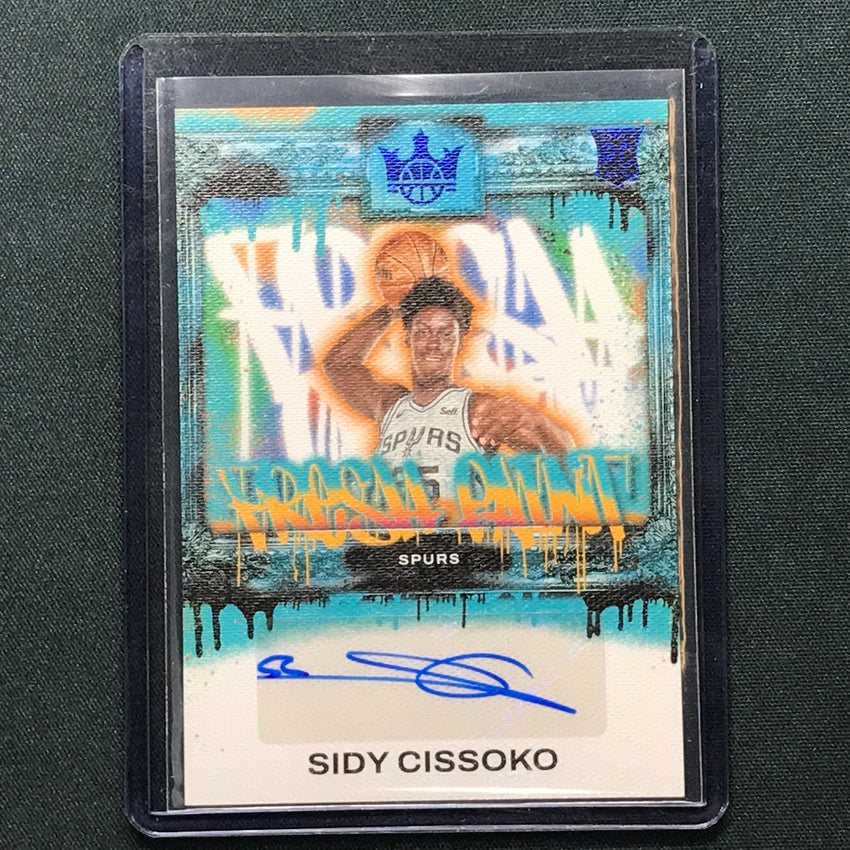 2023-24 Court Kings Sidy Cissoko Fresh Paint Rookie Auto Sapphire 24/25