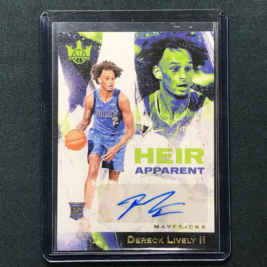 2023-24 Court Kings Dereck Lively Ii Heir Apparent Rookie Auto 89/125