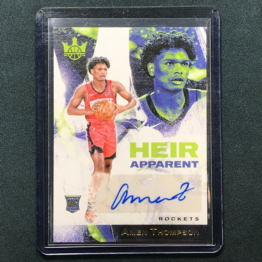 2023-24 Court Kings Amen Thompson Heir Apparent Rookie Auto 17/125