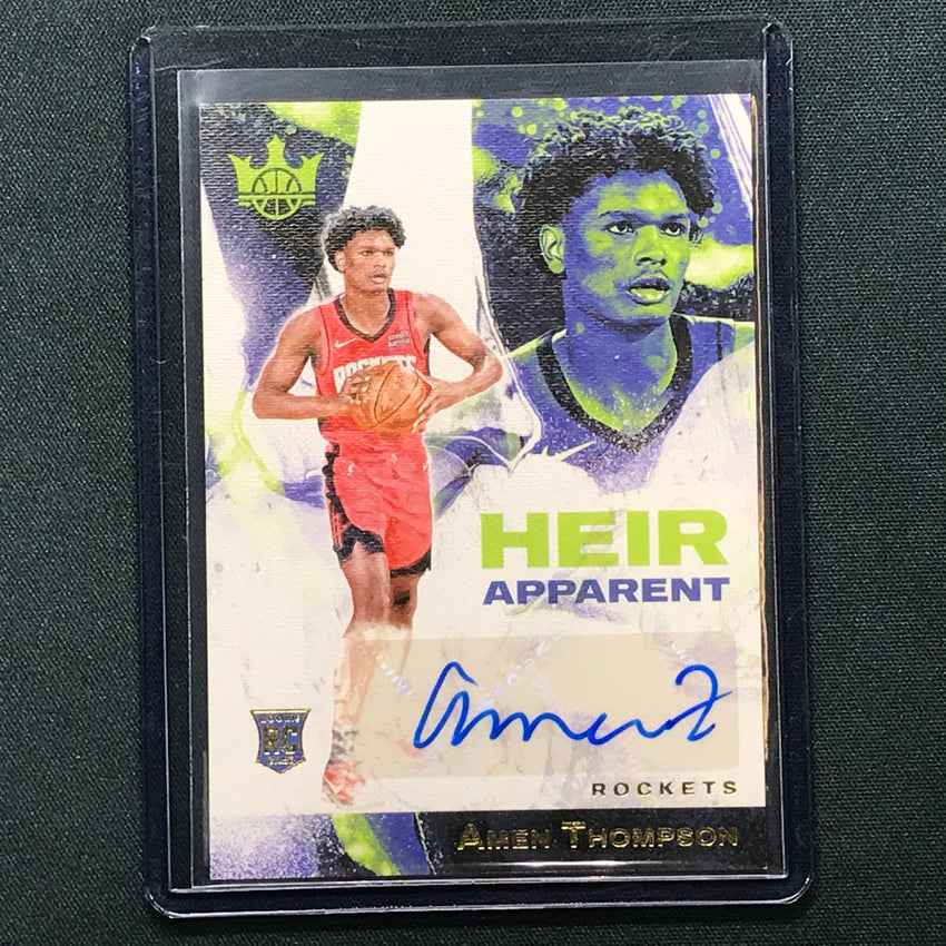 2023-24 Court Kings Amen Thompson Heir Apparent Rookie Auto 47/125