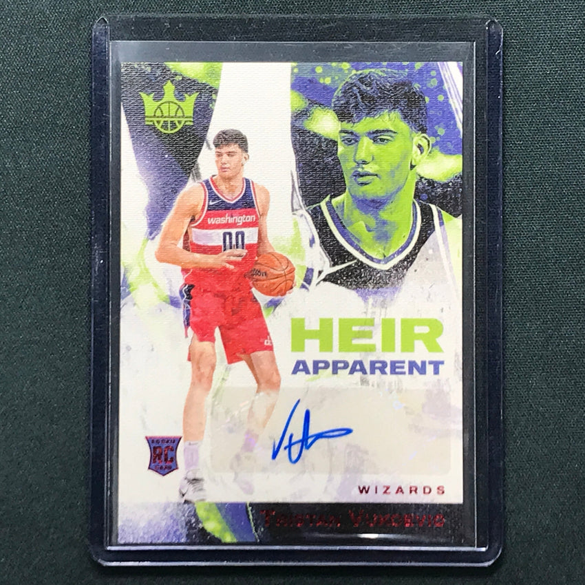 2023-24 Court Kings Tristan Vukcevic Heir Apparent Rookie Auto Ruby 46/99