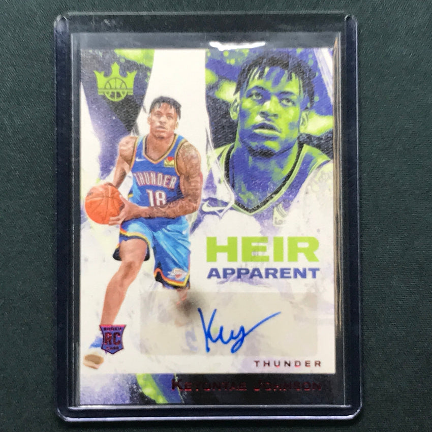 2023-24 Court Kings Keyontae Johnson Heir Apparent Rookie Auto Ruby 10/99