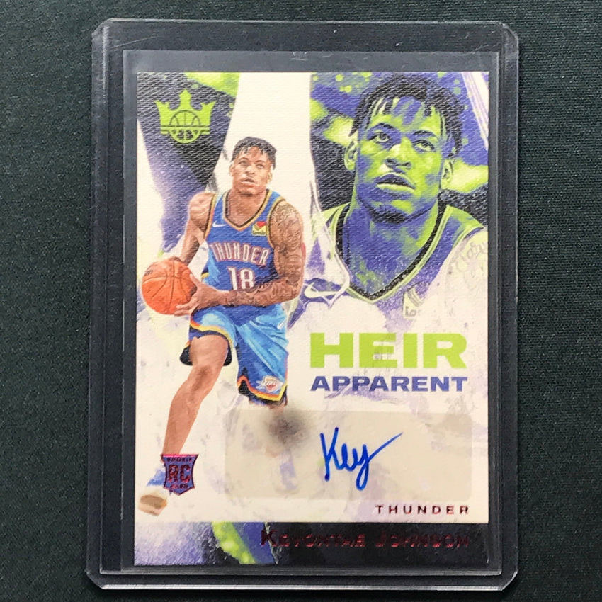2023-24 Court Kings Keyontae Johnson Heir Apparent Rookie Auto Ruby 58/99