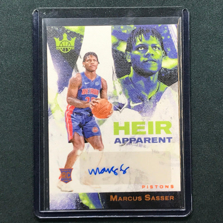 2023-24 Court Kings Marcus Sasser Heir Apparent Rookie Auto Amber 15/75