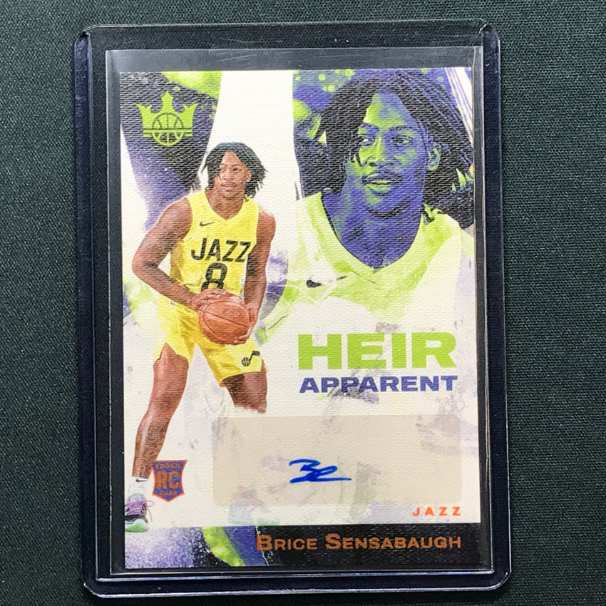 2023-24 Court Kings Brice Sensabaugh Heir Apparent Rookie Auto Amber 49/75